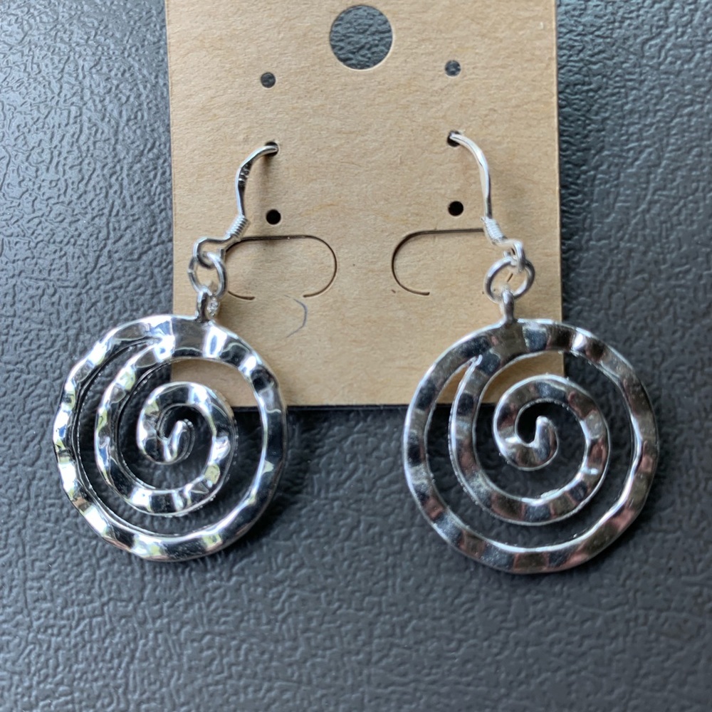 Silver plated earrings